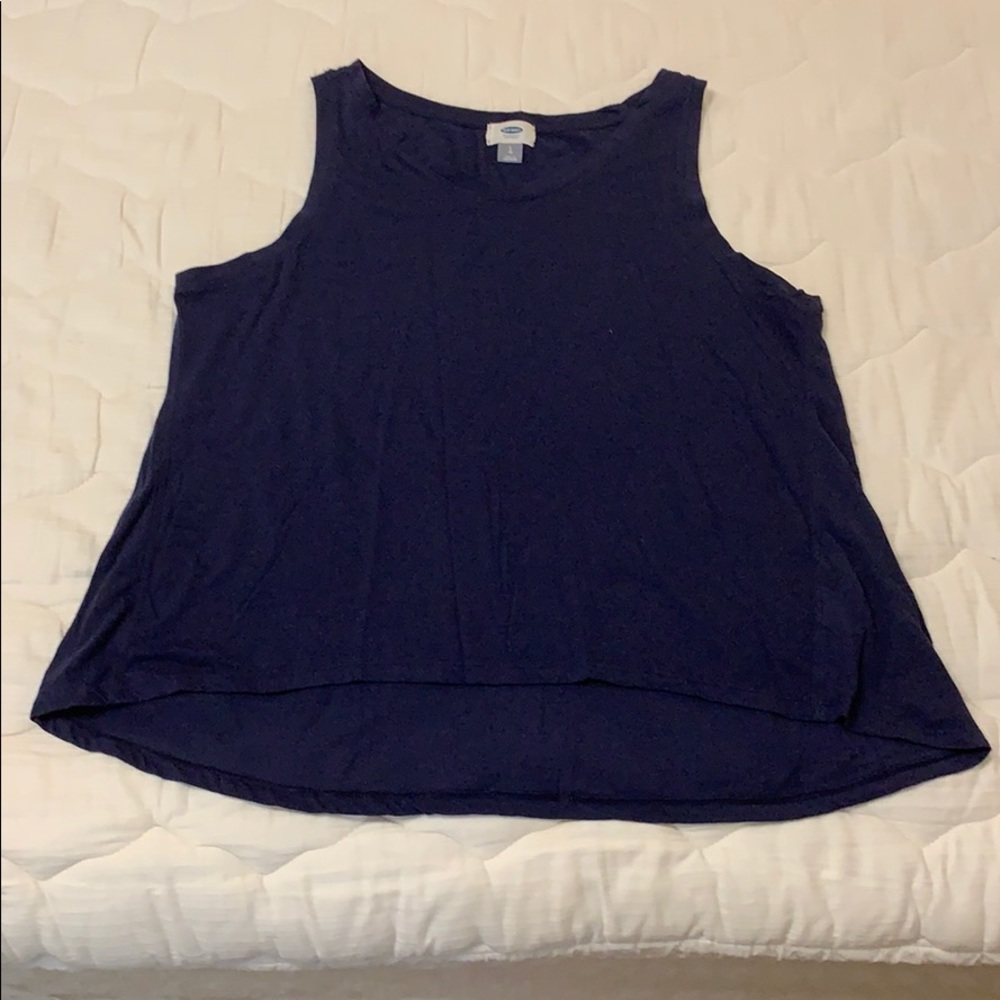 Simple navy tank in Large